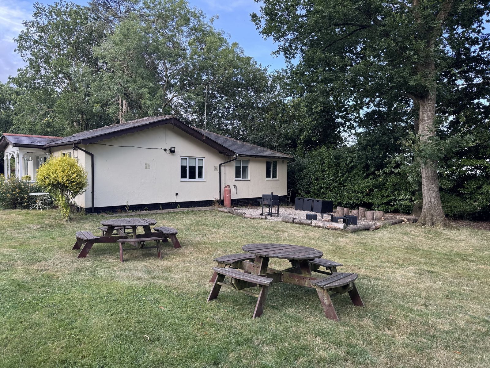 The Bungalow — private garden seating